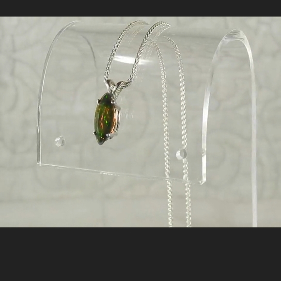 Black Opal Necklace - Picture 6 of 6